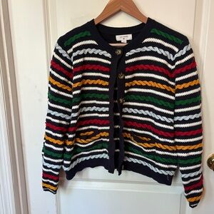 La Ligne x Target Multicolor Striped Cardigan